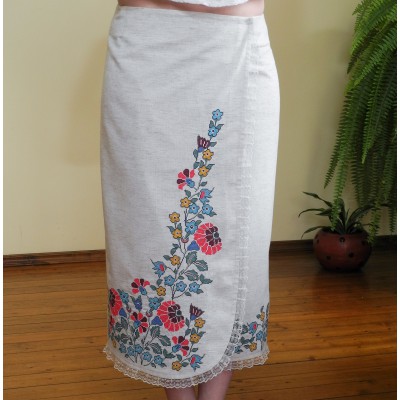 Sale!! "Arezou" SS17 Embroidered Maxi Skirt (M, L)